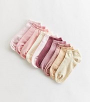New Look 10 Pack Pink Trainer Socks